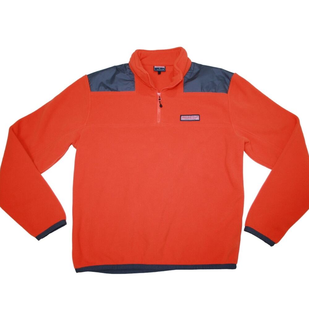 Vineyard Vines Mens Martha's Vineyard Collection Shep Shirt in Orange Sz M NWT